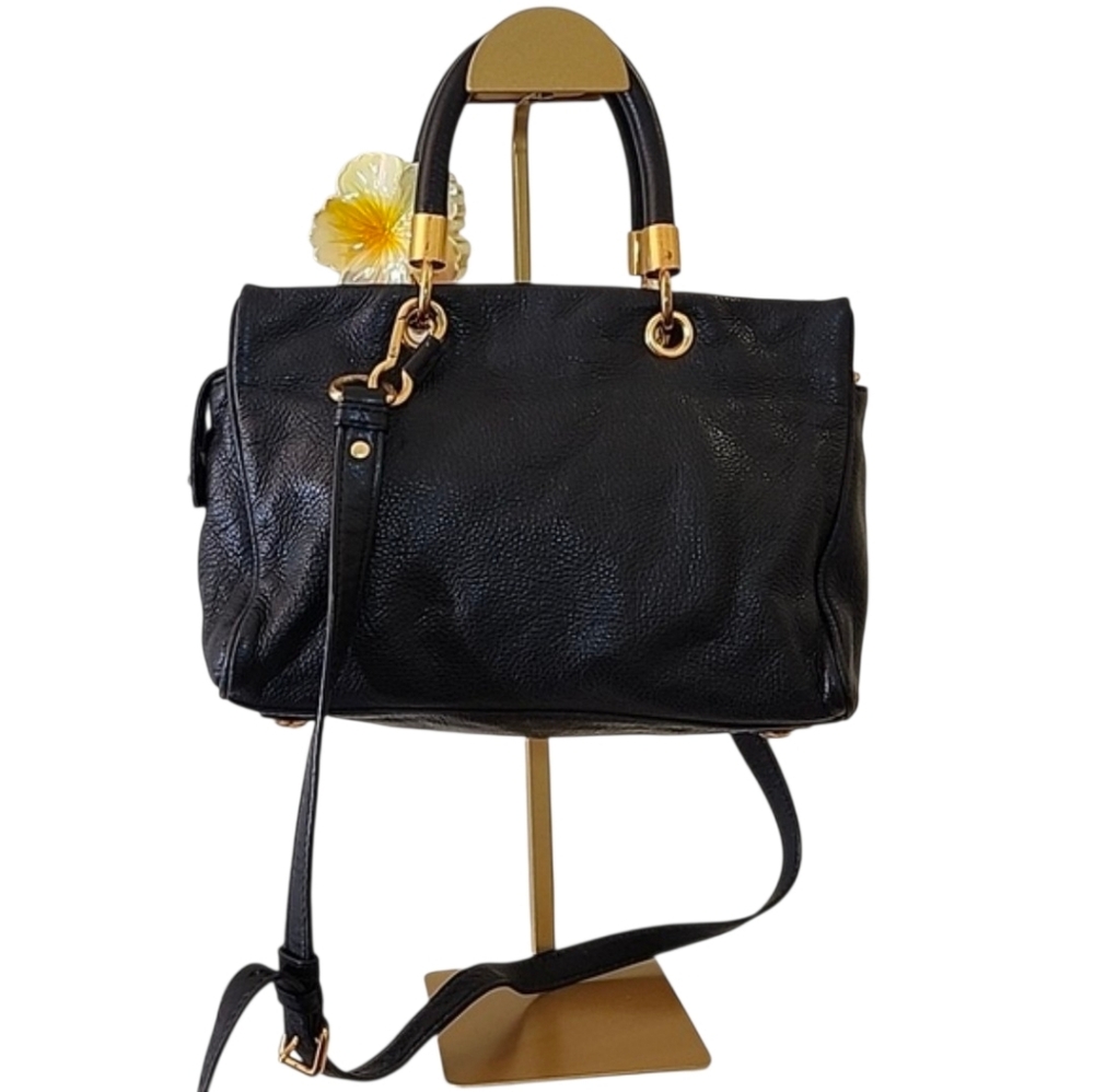 Marc Jacobs Y2K Bag Too Hot to Handle Leather Satchel Black Bag - Picture 2 of 16
